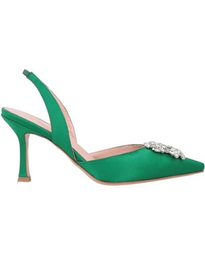 Anna F. Court Shoes - Green