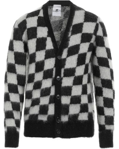 PT Torino Cardigan Virgin Wool, Polyester, Wool - Black