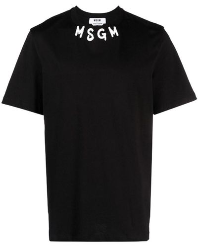 MSGM T-shirts - Schwarz