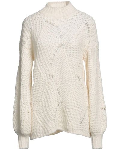 Agnona Rollkragenpullover - Weiß