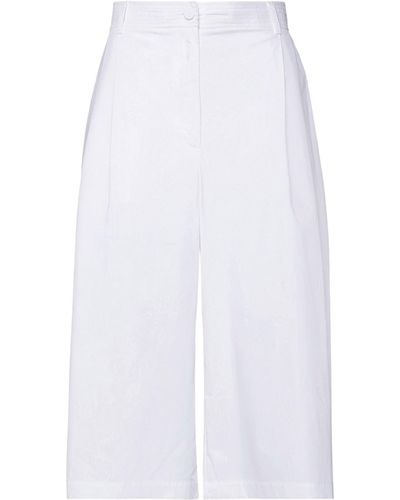 Suoli Pantaloni Cropped - Bianco