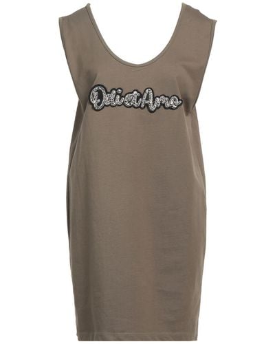 Odi Et Amo Mini Dress - Brown