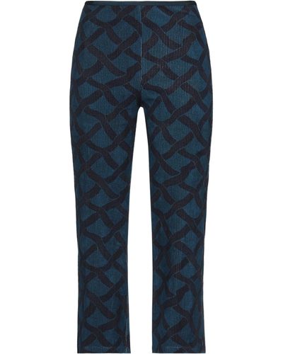 Siyu Cropped Trousers - Blue
