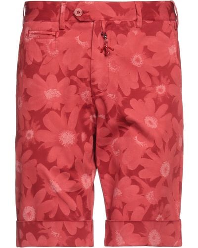 Isaia Shorts & Bermuda Shorts - Red