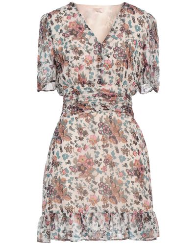 Liu Jo Mini Dress Viscose, Polyester - Natural