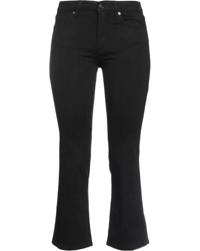 Armani Exchange Cropped Pants - Black