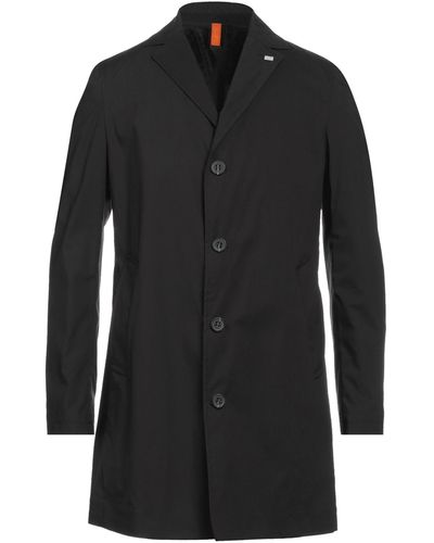 Exte Overcoat & Trench Coat - Black