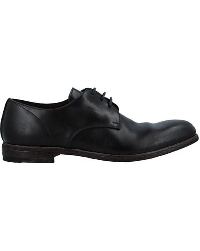 Premiata lace-up leather Derby shoes - Black
