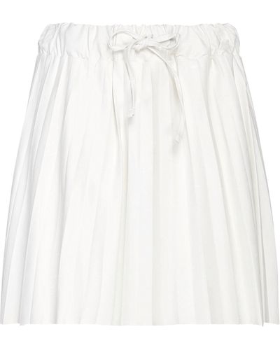 Odi Et Amo Mini Skirt - White