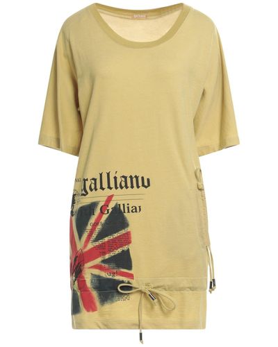 John Galliano Acid Mini Dress Polyester, Cotton - Yellow