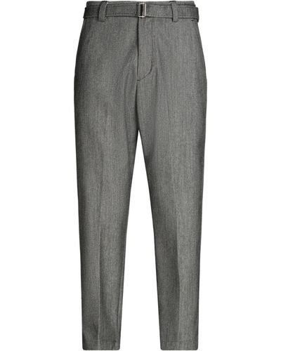 Low Brand Pants Cotton, Wool, Elastane - Gray