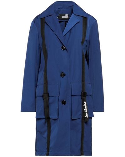 Love Moschino Overcoat & Trench Coat - Blue