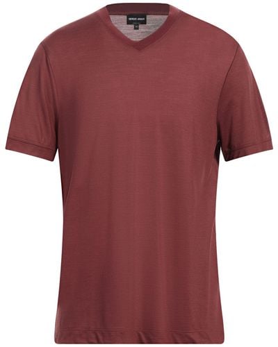 Giorgio Armani T-shirts - Rot