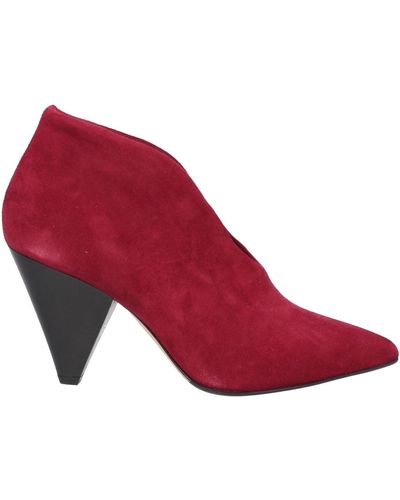 The Seller Ankle Boots - Red