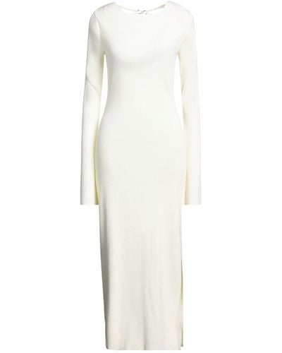 Mach & Mach Maxi-Kleid - Weiß