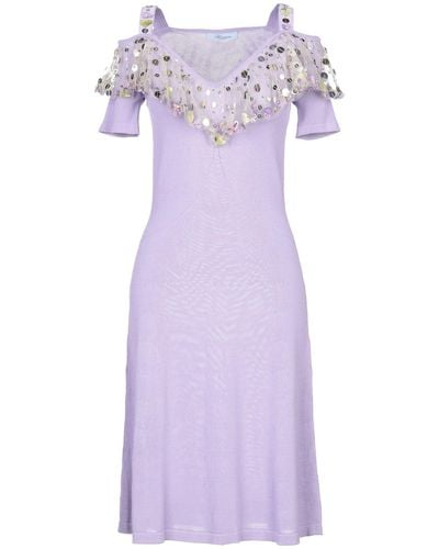 Blumarine Mini Dress - Purple