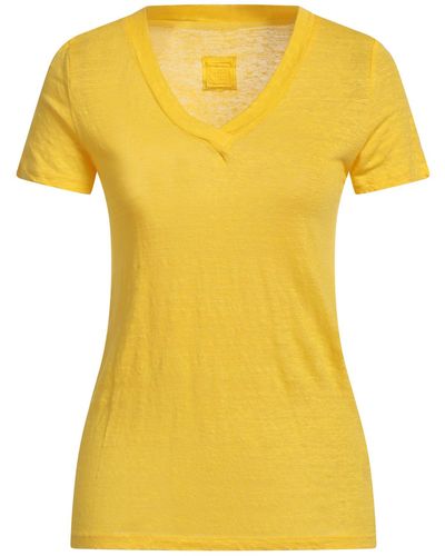120% Lino Camiseta - Amarillo