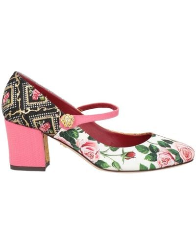 Dolce & Gabbana Court Shoes Textile Fibres, Polyester - Pink