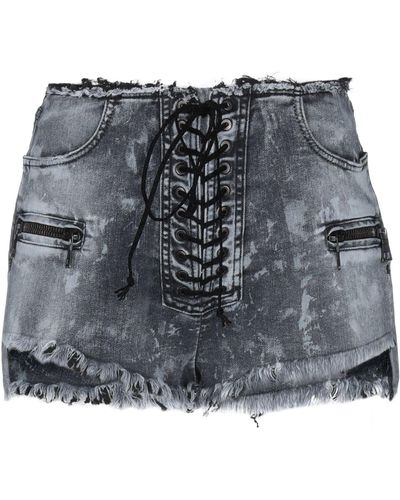 Unravel Project Jeansshorts - Mehrfarbig