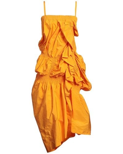 Dries Van Noten Midi Dress - Orange