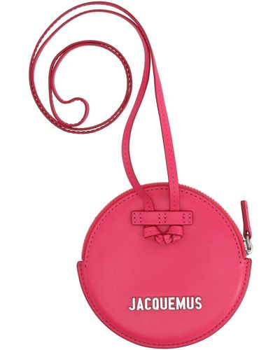 Jacquemus Coin Purse Cow Leather - Pink