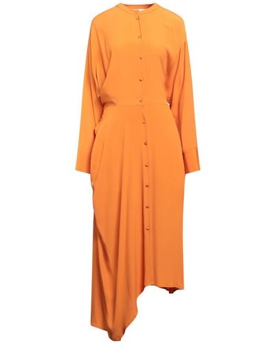 Erika Cavallini Semi Couture Maxi-Kleid - Orange