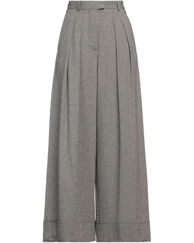 Souvenir Clubbing Khaki Trousers Cotton, Polyester - Grey