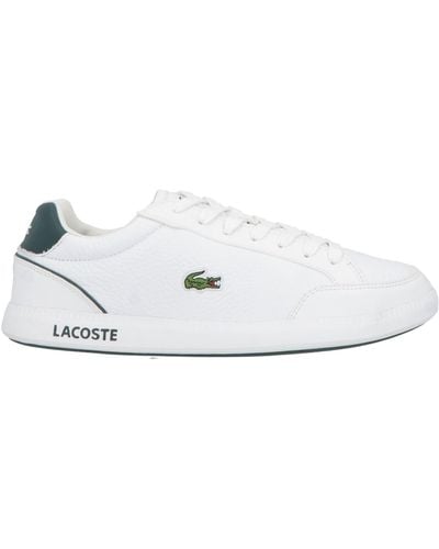 Lacoste Trainers Leather, Rubber - White