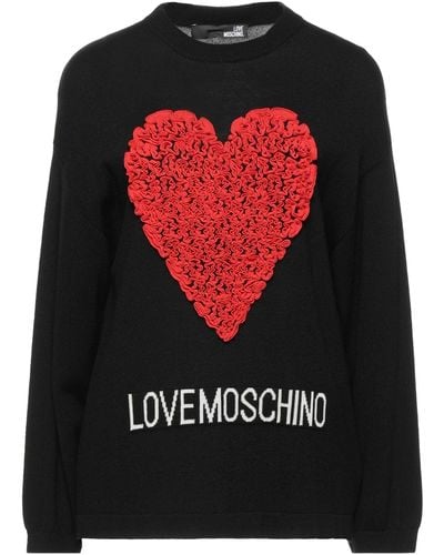 Love Moschino Pullover - Schwarz