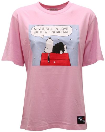 Moncler Camiseta - Rosa