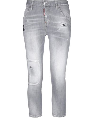 DSquared² Cropped Jeans - Grigio