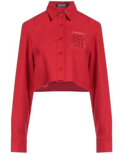 Raf Simons Denim Shirt - Red