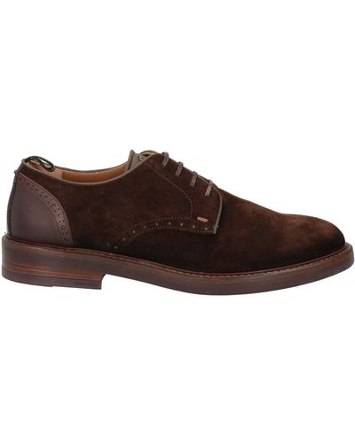 Brimarts Lace-Up Shoes Soft Leather - Brown