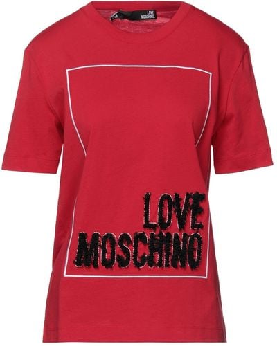 Love Moschino Camiseta - Rojo