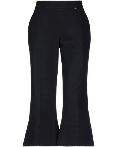 LE COEUR TWINSET Cropped Trousers - Blue