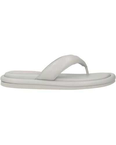 Gia Borghini Thong Sandal - White