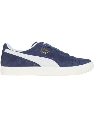 Womens navy puma trainers top