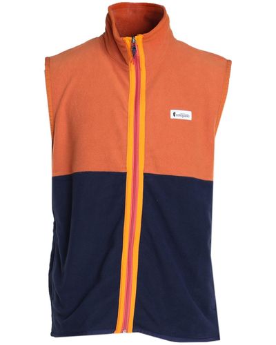 COTOPAXI Amado Fleece Vest Sweatshirt Recycled Polyester - Orange