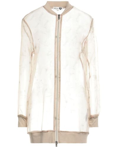 Twin Set Jacket Polyester, Polyamide, Elastane - White