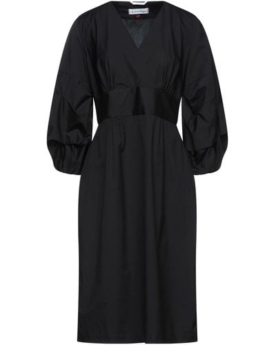 Le Sarte Pettegole Midi Dress - Black