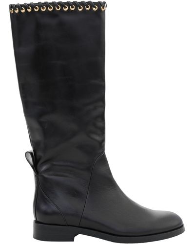 See By Chloé Knee Boots - Black