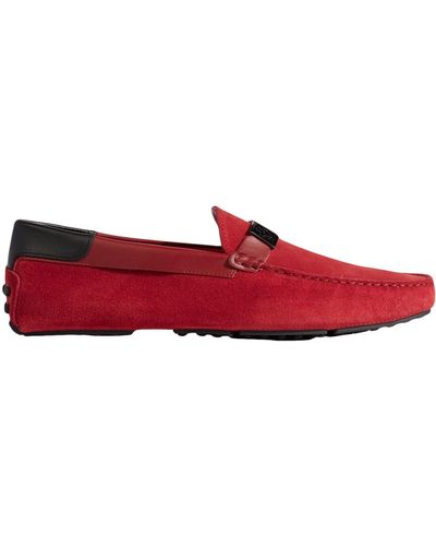 Tod's For Ferrari Loafers - Red