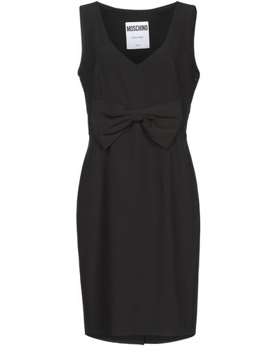 Moschino Mini Dress Polyester, Elastane - Black