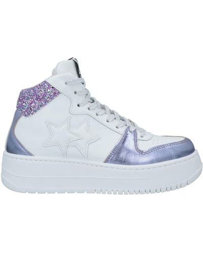 two color sneakers