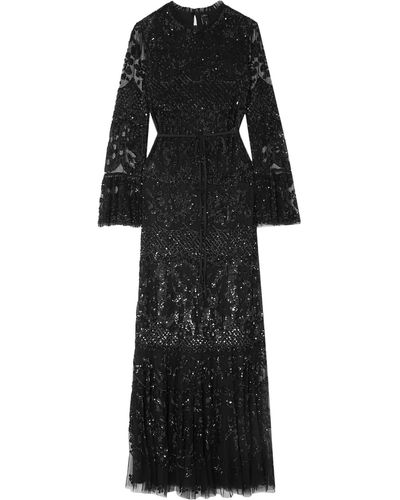 Needle & Thread Long Dress - Black