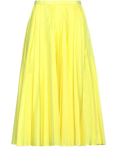 Philosophy di Alberta Ferretti Midi Skirt - Yellow
