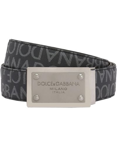 Dolce & Gabbana Gürtel - Grau