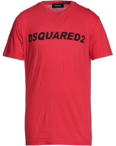 DSquared² T-Shirt Cotton - Red