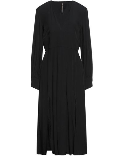 Manila Grace Midi Dress - Black