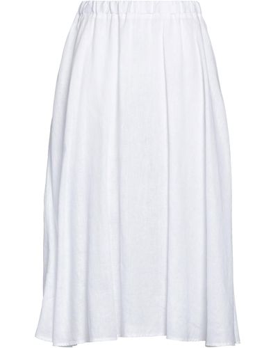 Xacus Midi Skirt - White